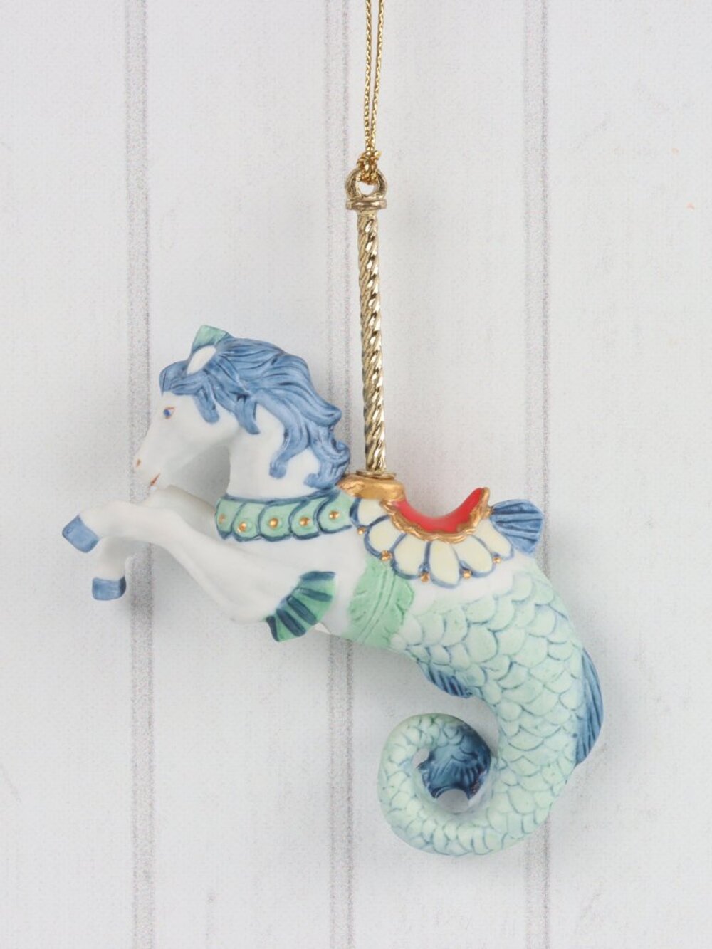 Vintage Lenox 1989 Palomino Horse - The Christmas Carousel Collection